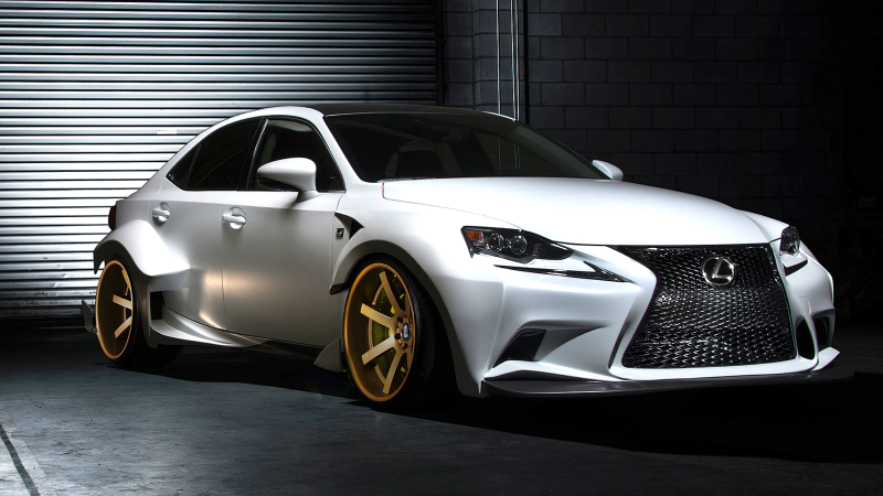 Illustration for article titled The DeviantArt Lexus IS 350 F Sport Is Mean As Hell